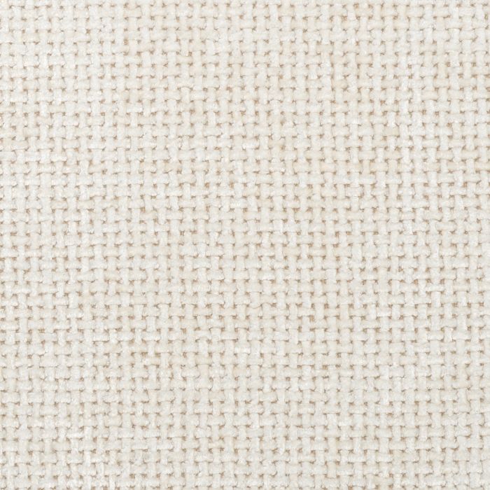Fauteuil long en tissu blanc cassé