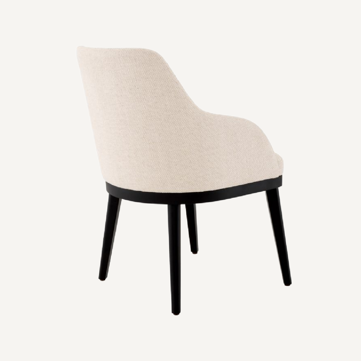 Chaise de salle à manger bouclé beige