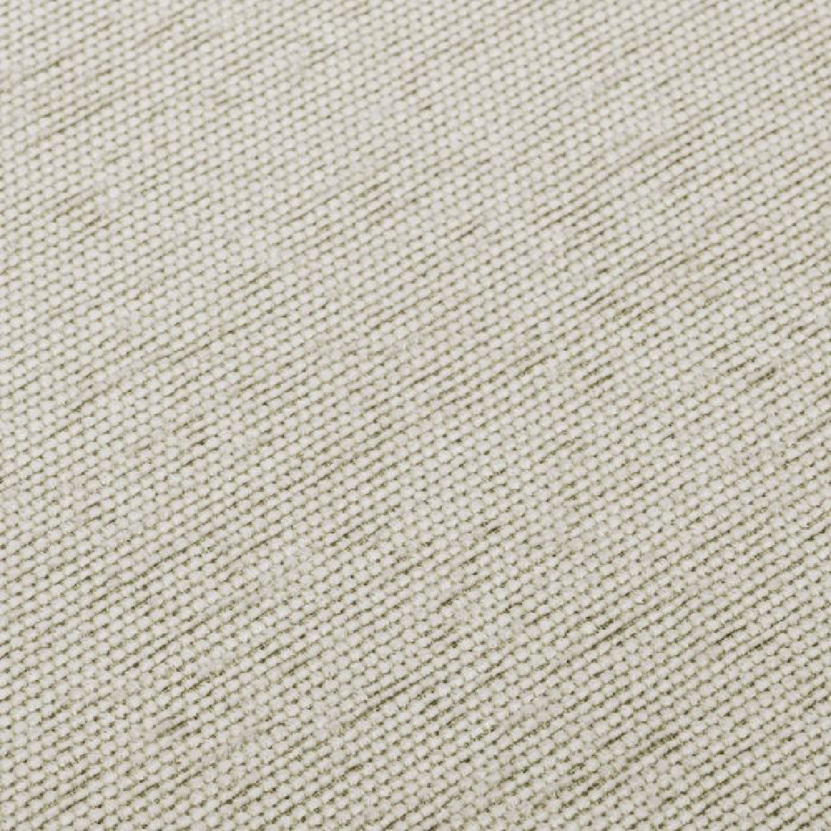 Chaise de salle à manger noire en tissu crème