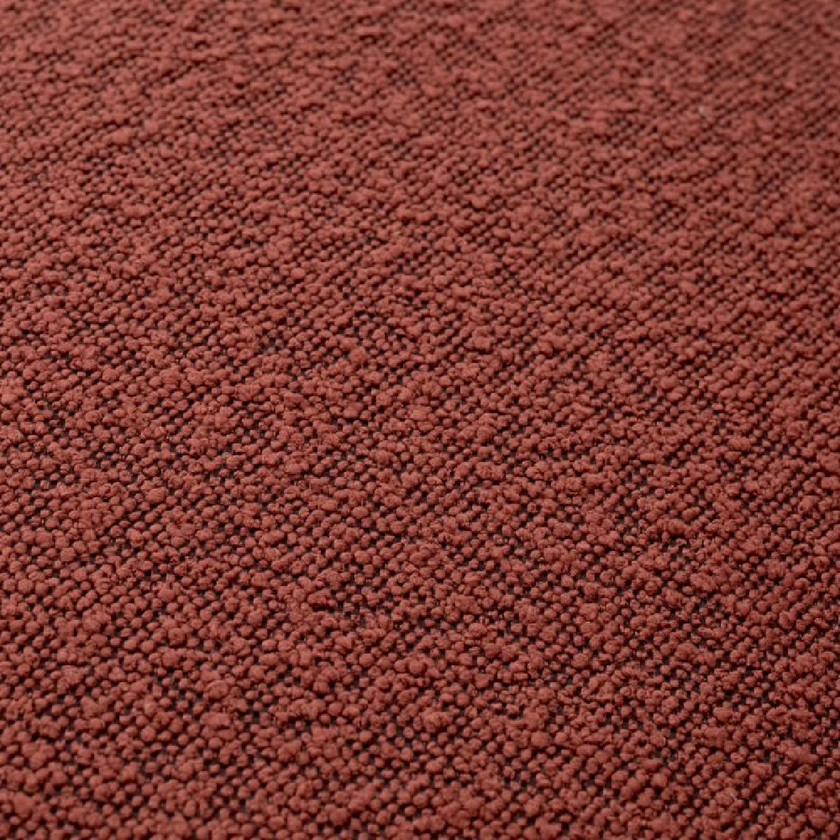Fauteuil pivotant bouclé rouge