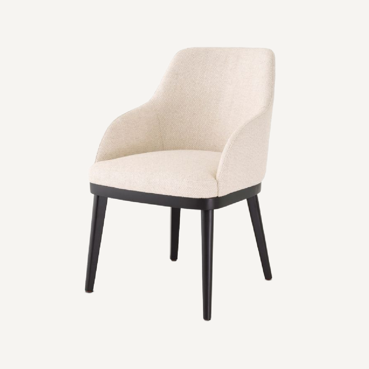 Chaise de salle à manger bouclé beige