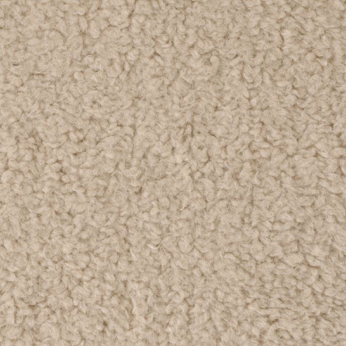 Fauteuil pivotant en tissu sherpa crème