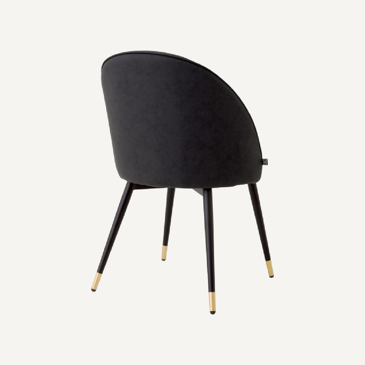 Chaise de salle à manger en similcuir gris (lot de 2)