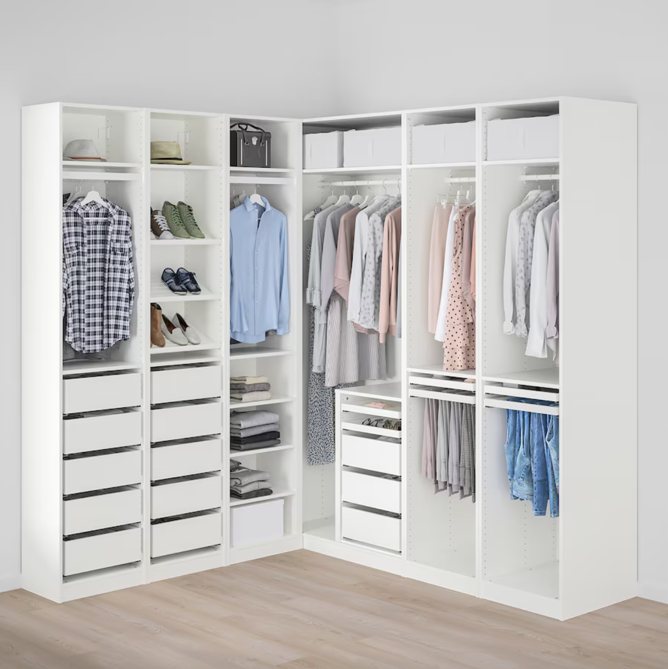 Armoire d'Angle - Blanche