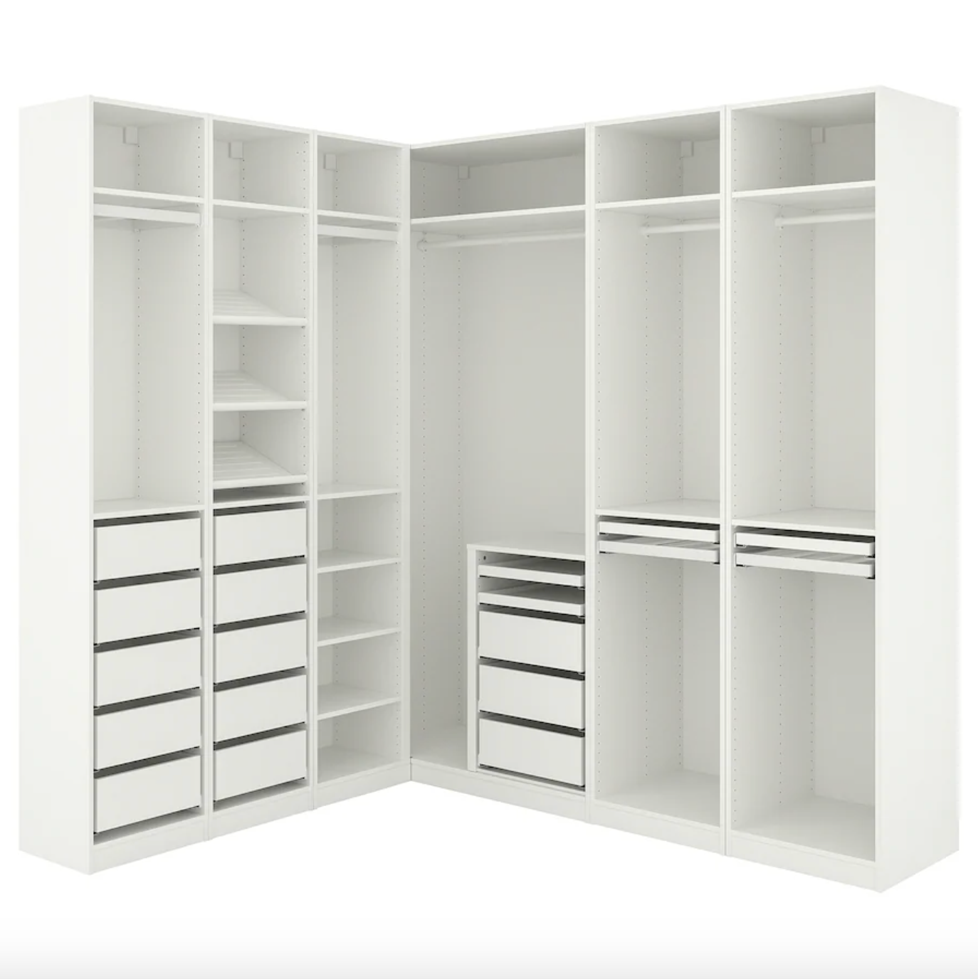 Armoire d'Angle - Blanche