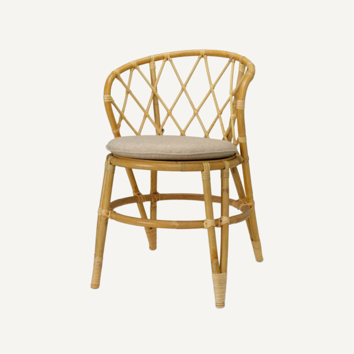 Chaise de salle à manger en rotin