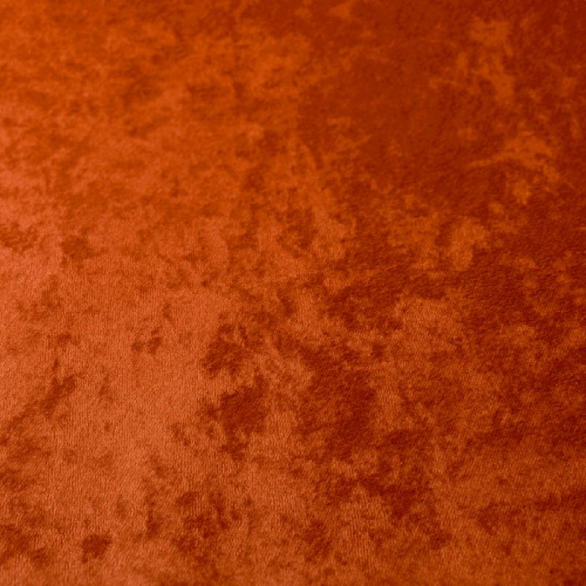 Chaise de salle à manger en velours orange