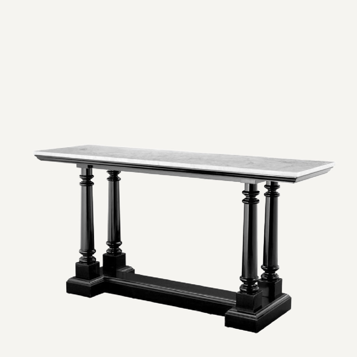 Console en marbre blanc