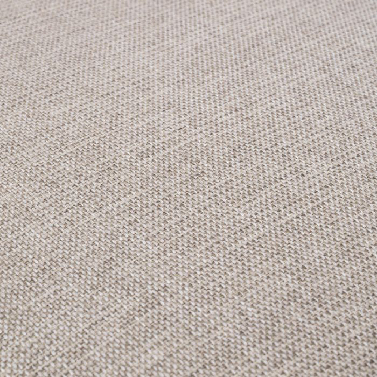 Chaise de salle à manger en tissu blanc écru