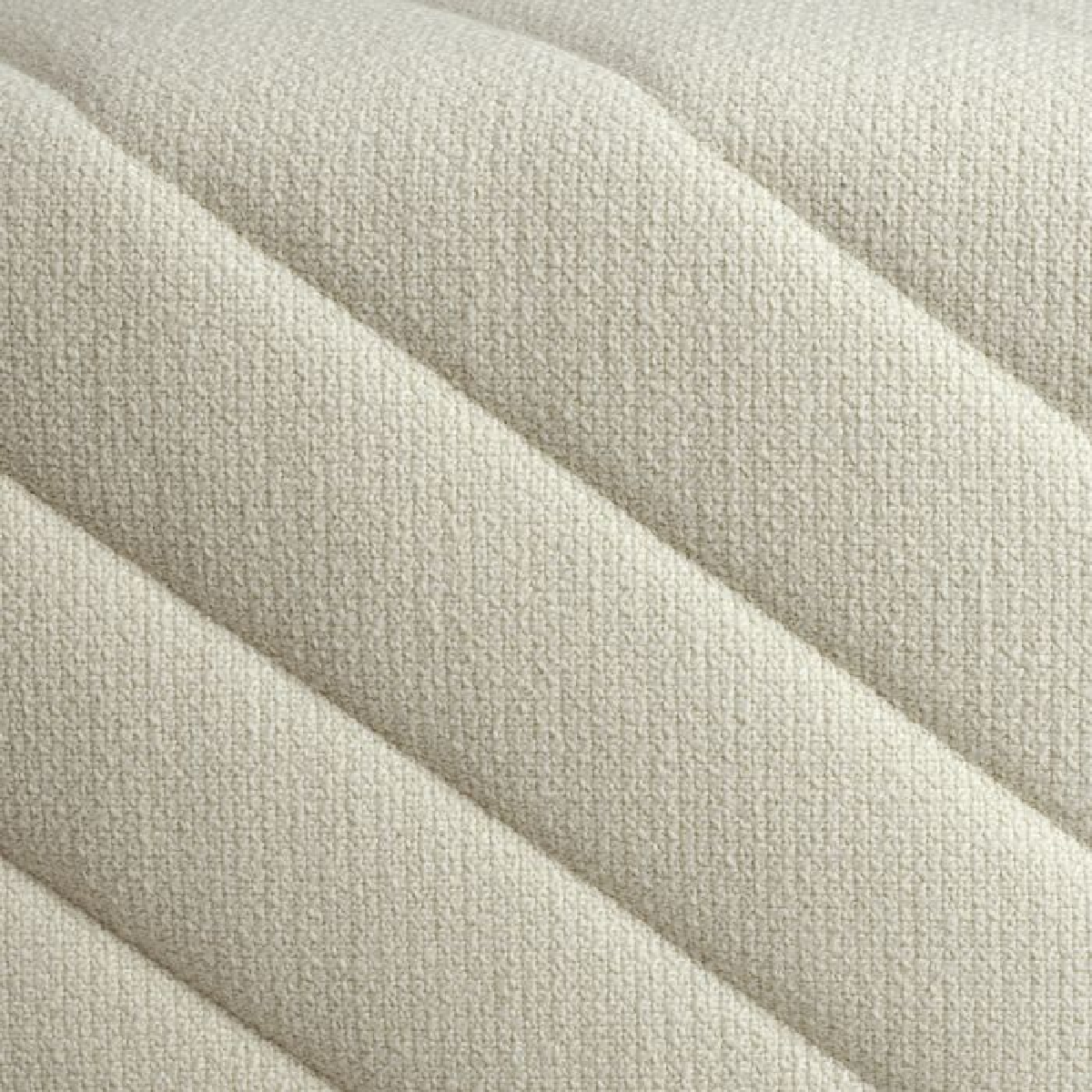 Banc en tissu crème