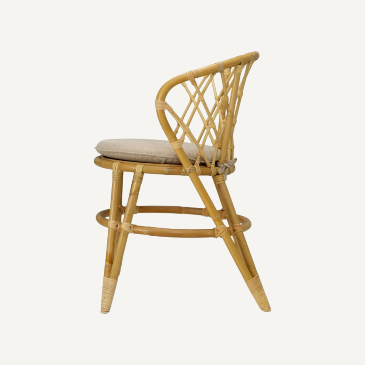 Chaise de salle à manger en rotin