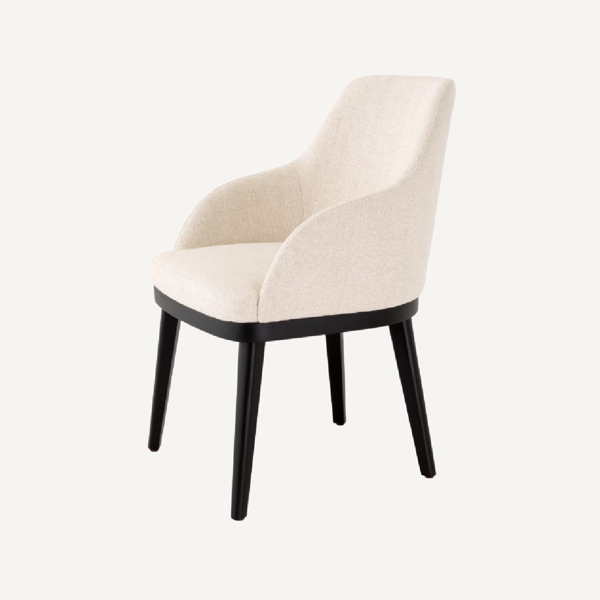 Chaise de salle à manger bouclé beige