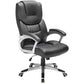 Chaise de bureau noire - 120 kg de capacité