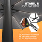 Parasol en aluminium anthracite 350 cm Mali avec LED UV 80+