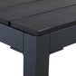Ensemble de jardin Bern anthracite en aluminium 9 pièces