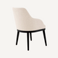 Chaise de salle à manger bouclé beige