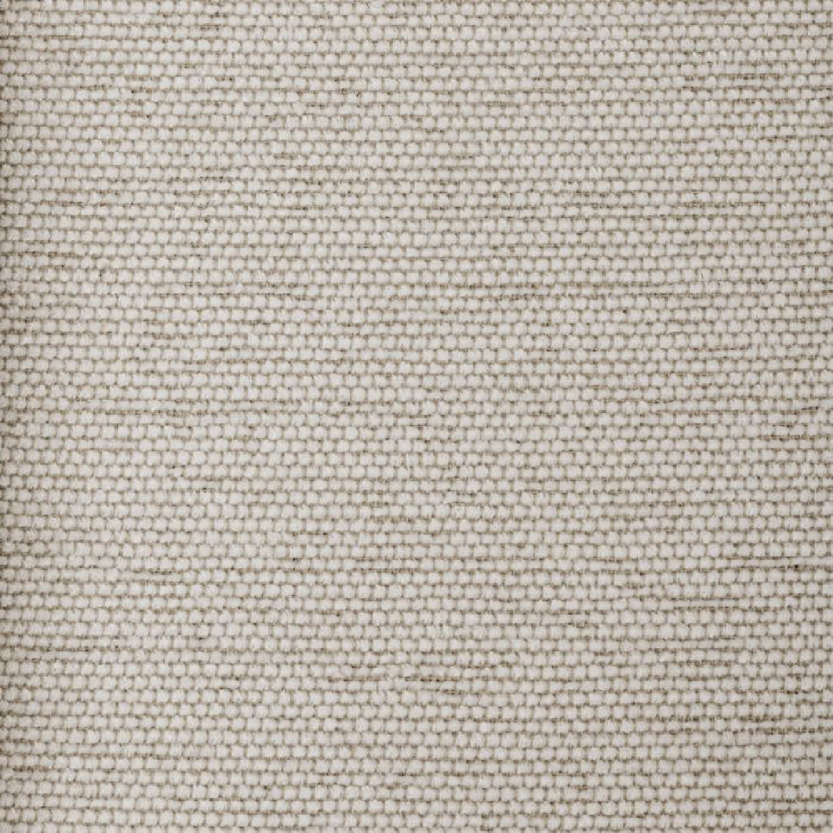 Chaise de salle à manger marron en tissu crème