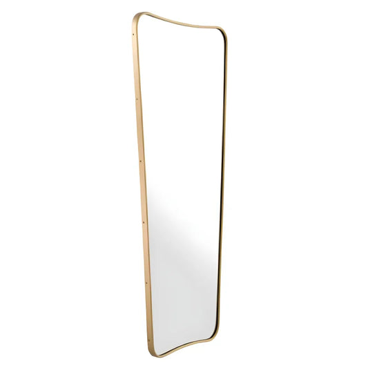 Miroir en laiton brossé L