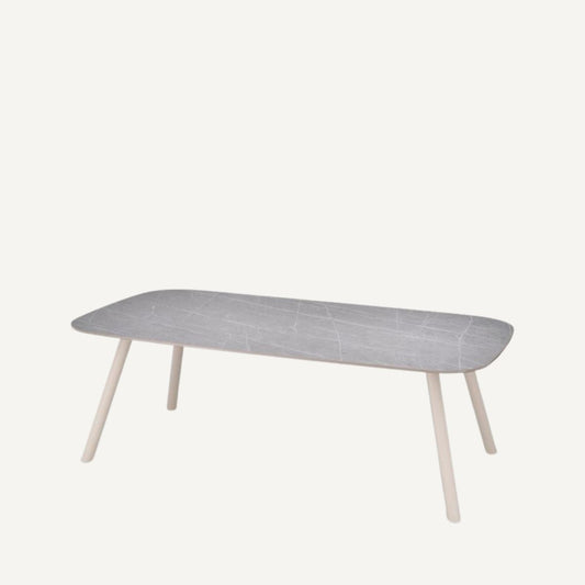 Table extérieure en céramique grise S