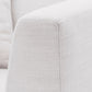 Fauteuil en tissu blanc
