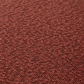 Fauteuil pivotant bouclé rouge
