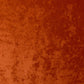 Chaise de salle à manger en velours orange