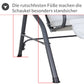 Balancelle de jardin gris clair
