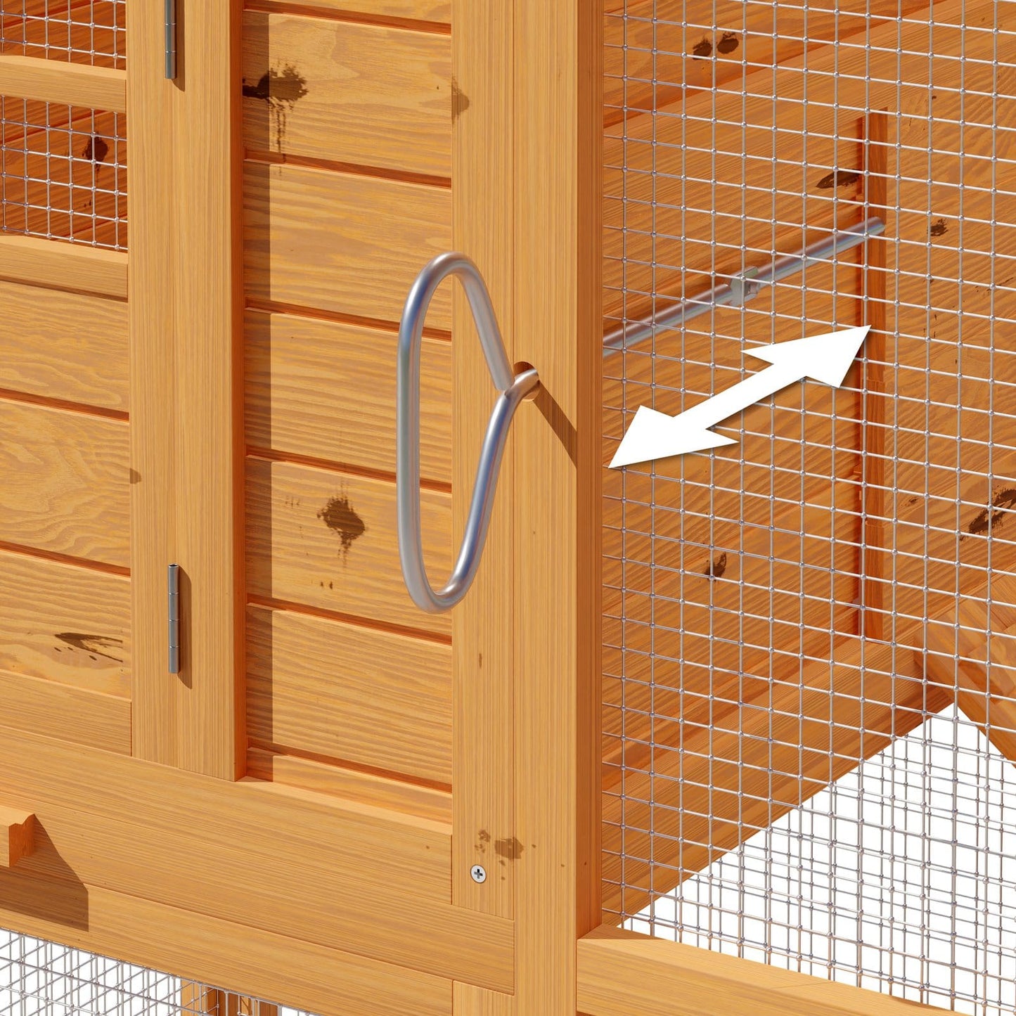 Clapier pour lapins et petits animaux