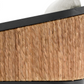 Fauteuil en rotin et tissu crème