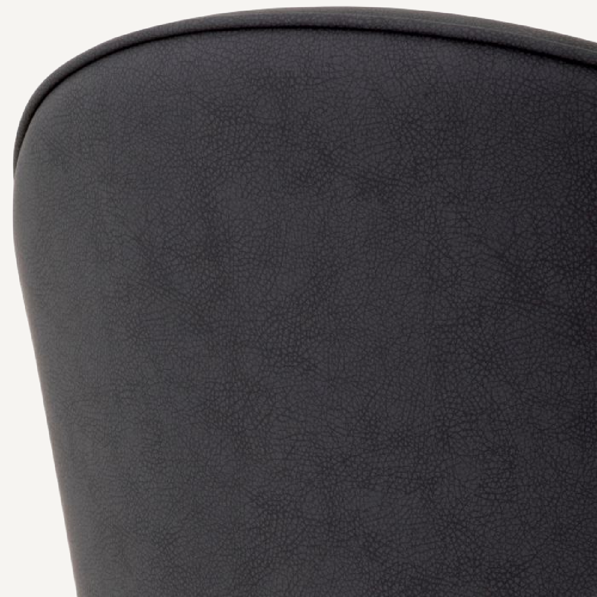 Chaise de salle à manger en similcuir gris (lot de 2)