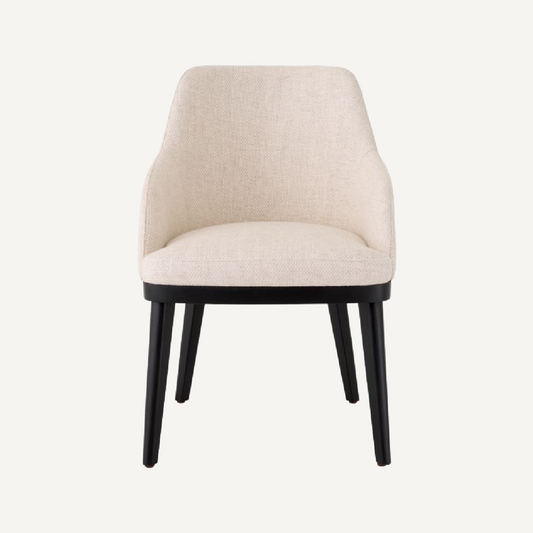 Chaise de salle à manger bouclé beige