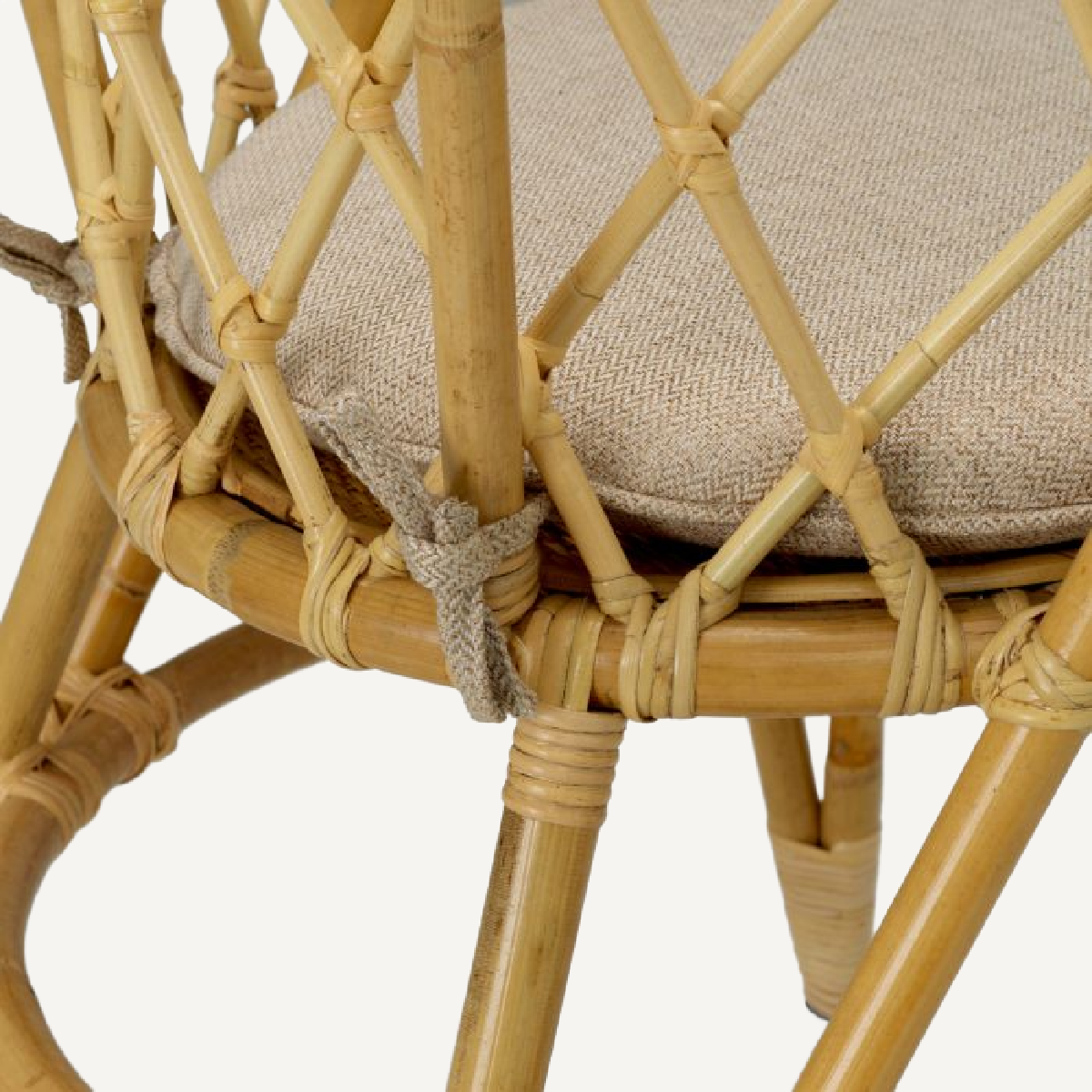 Chaise de salle à manger en rotin