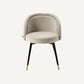 Chaise de salle à manger en tissu sable (lot de 2)é