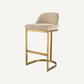 Chaise de bar en tissu sable