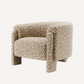 Fauteuil en tissu leopard
