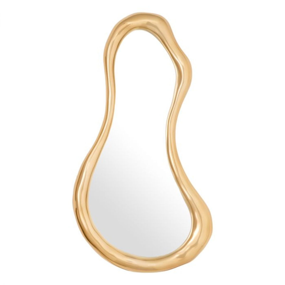 Miroir en métal doré (lot de 3)