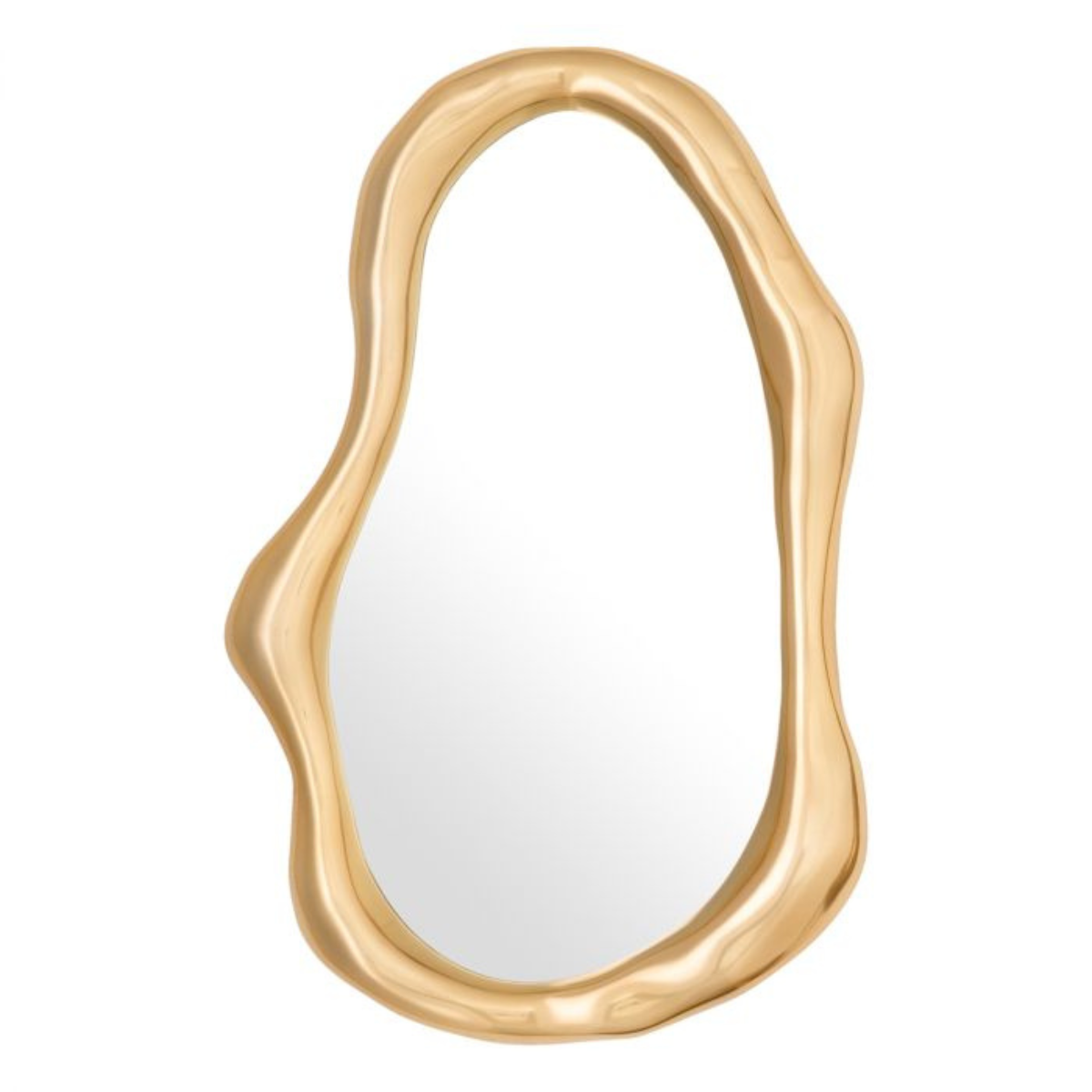 Miroir en métal doré (lot de 3)