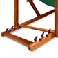 Transat pliable en bois d'acacia vert pour jardin