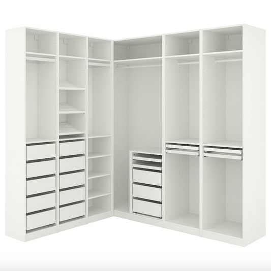 Armoire d'Angle - Blanche