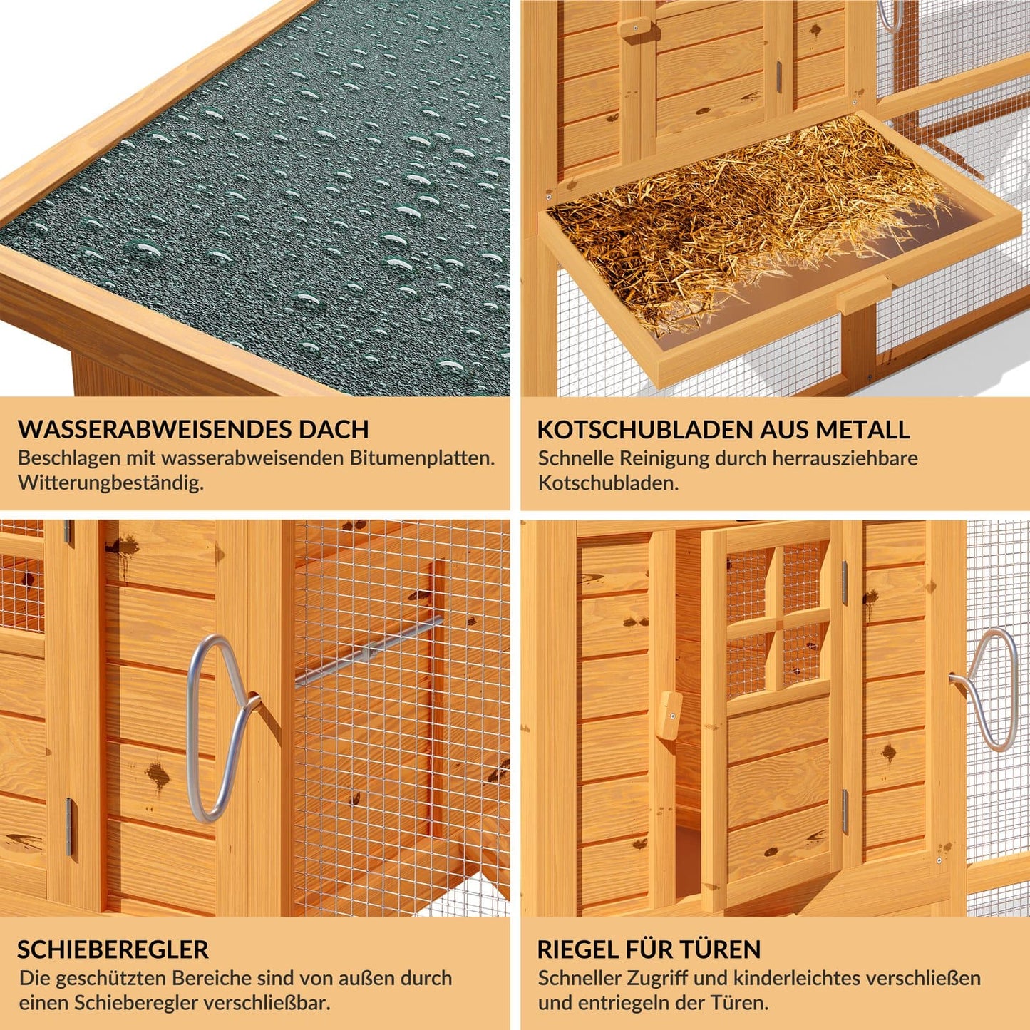 Clapier pour lapins et petits animaux