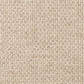 Chaise de salle à manger en tissu blanc écru