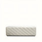 Banc en tissu crème