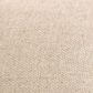 Chaise de salle à manger en tissu blanc écru