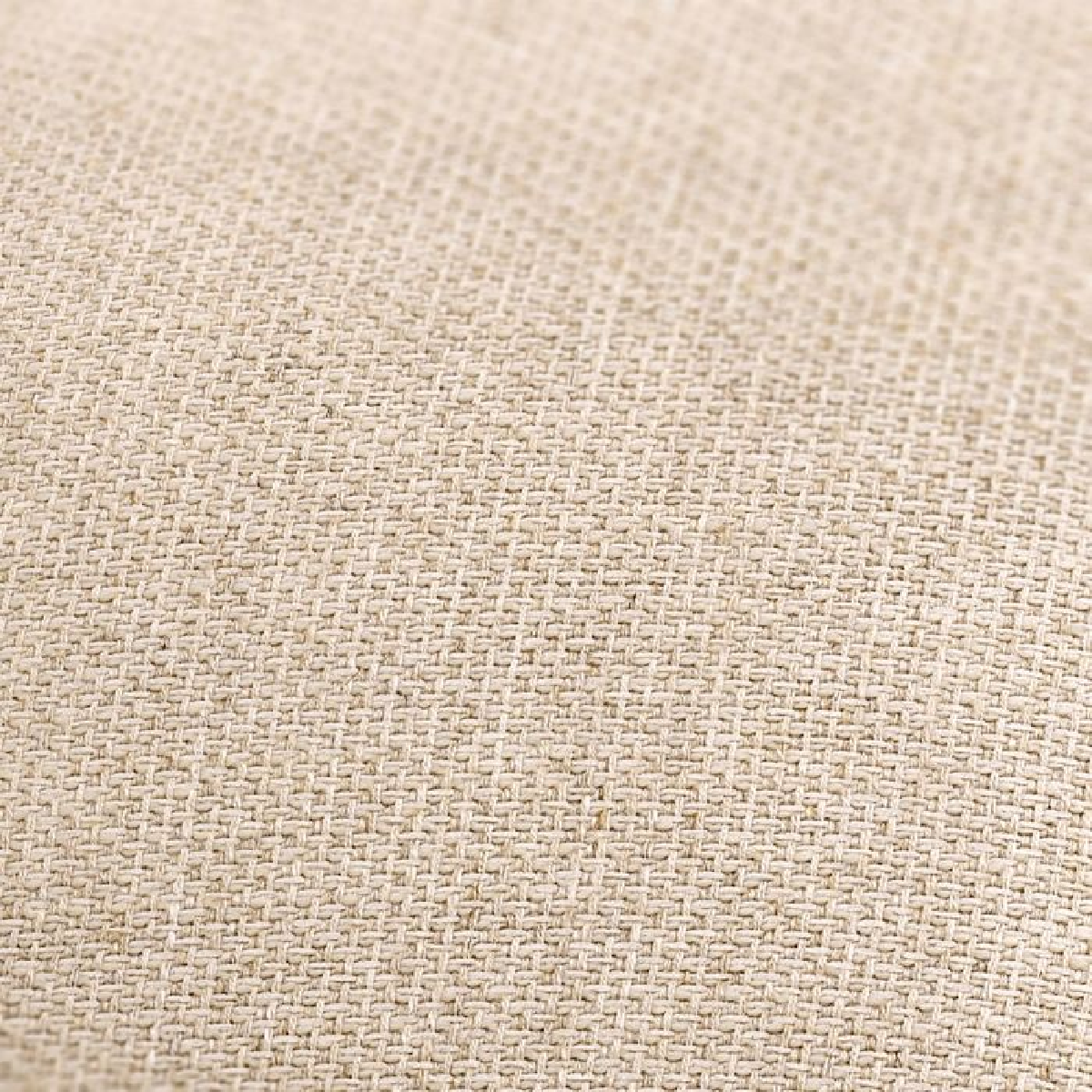 Chaise de salle à manger en tissu blanc écru