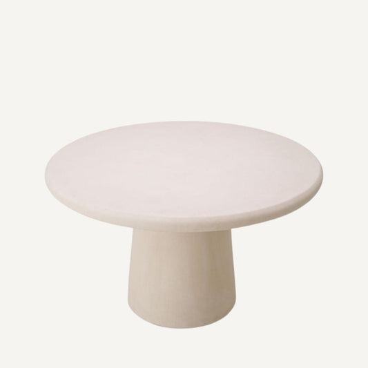 Table extérieure en béton crème M
