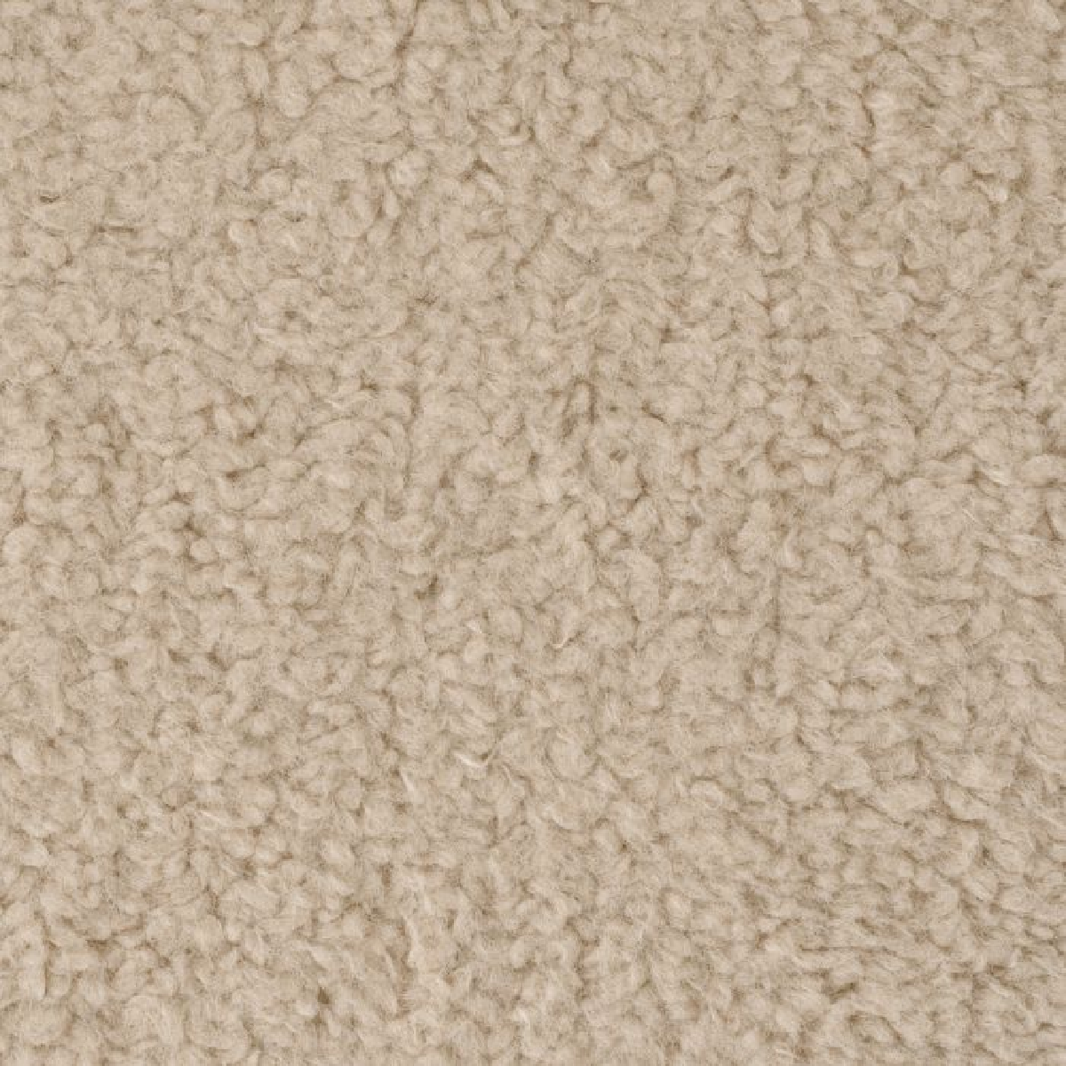 Tabouret molletonné crème
