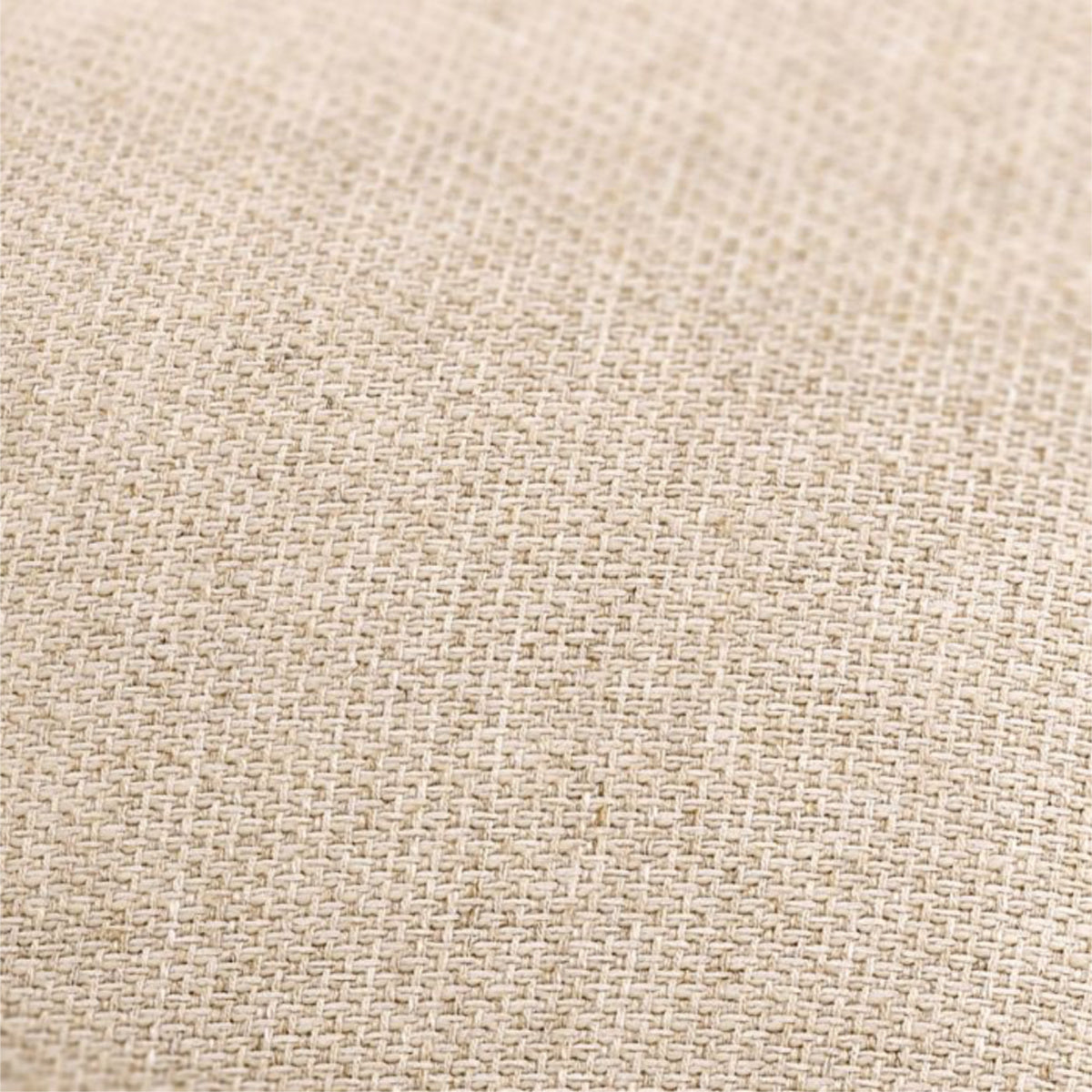 Chaise de salle à manger en tissu blanc écru