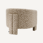 Fauteuil en tissu leopard