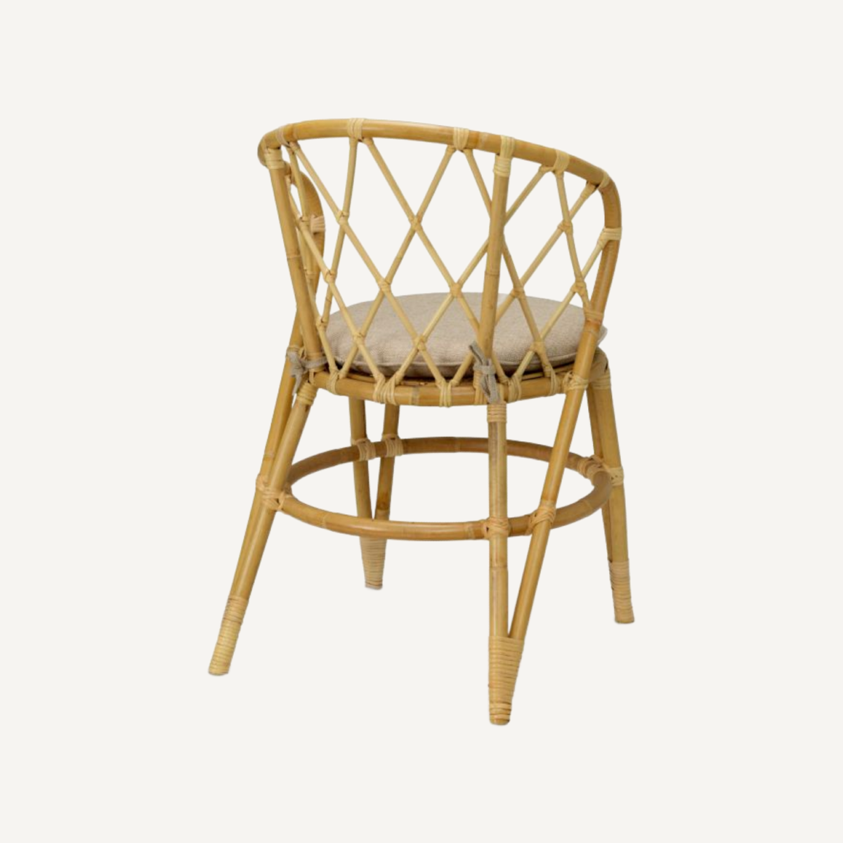 Chaise de salle à manger en rotin