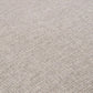 Chaise de salle à manger en tissu blanc écru